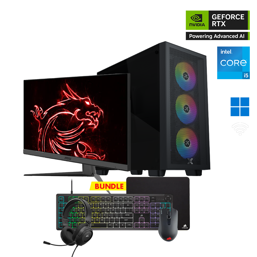RavenCore i5 14th Gen Nvidia GeForce RTX 5060 OC Gaming PC