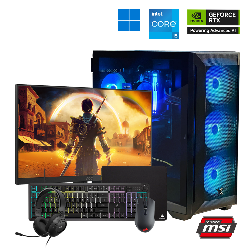 RavenCore i5 14th Gen Nvidia GeForce RTX 5060 OC Gaming PC