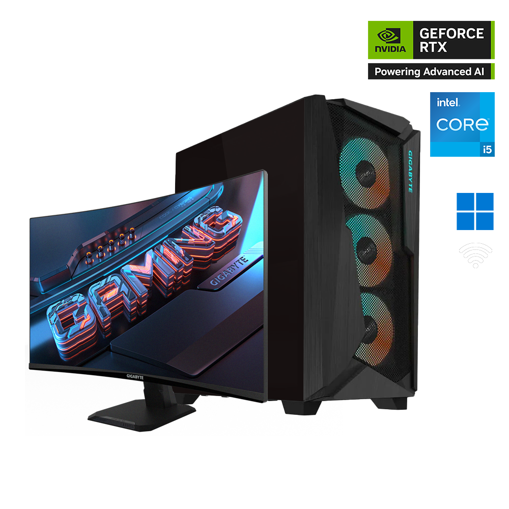 Nightforge i5 14th Gen Nvidia GeForce RTX 5060 OC Gaming PC