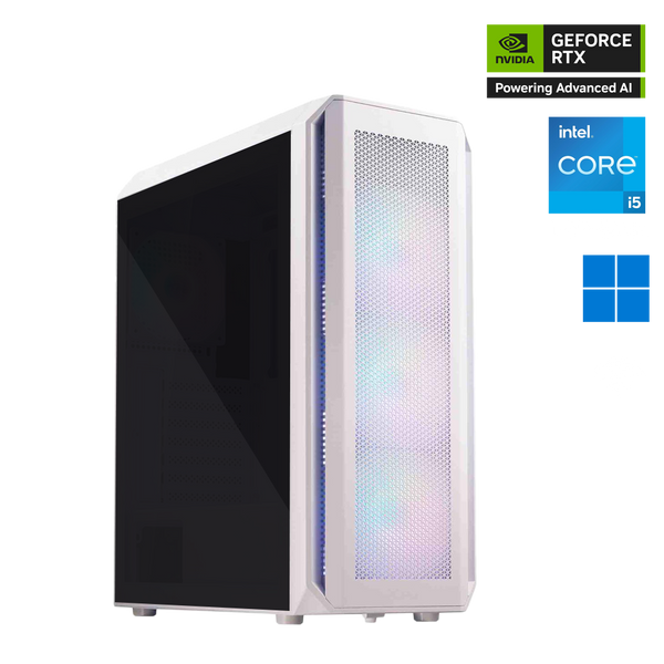MoonVeil i5 14th Gen Nvidia GeForce RTX 5060 OC Gaming PC