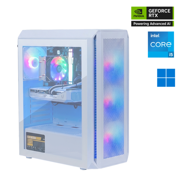 MoonVeil i5 14th Gen Nvidia GeForce RTX 5060 8GB OC Gaming PC
