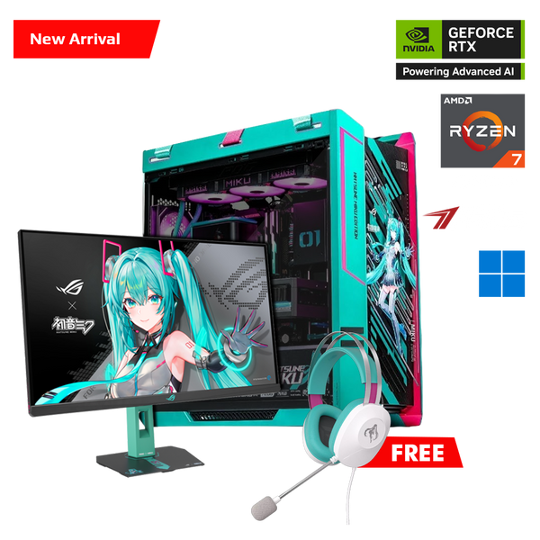 Miku Ryzen 7 NVIDIA GEFORCE RTX 5080 OC Gaming PC
