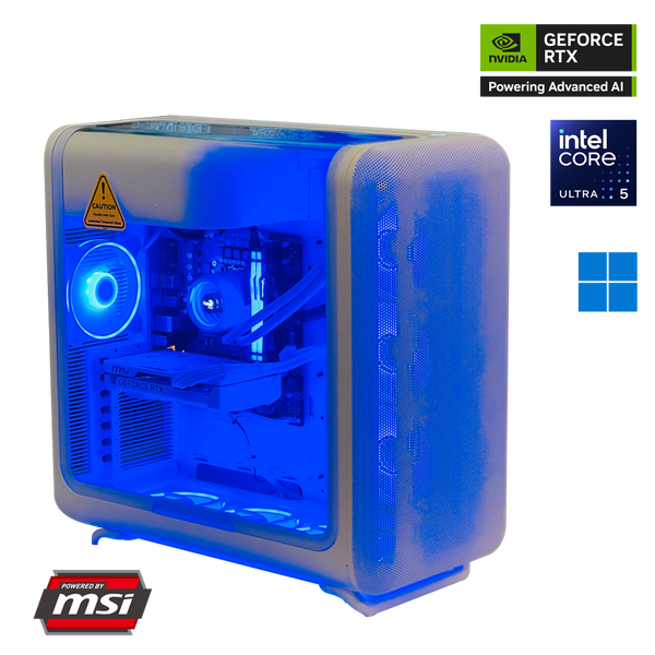 SnowWhite Ultra 5 NVIDIA GEFORCE RTX 5060 8GB OC Gaming PC