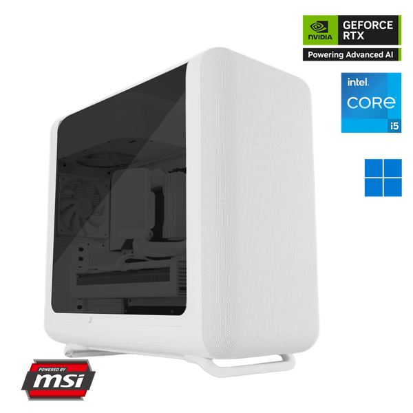 SnowWhite i5 14th GEN NVIDIA GEFORCE RTX 5060 OC Gaming PC