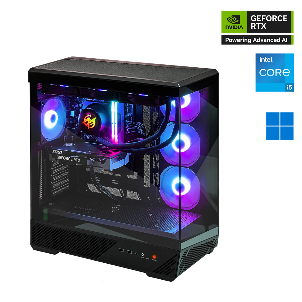 LootHunter i5 14th Gen Nvidia GeForce RTX 5060 8GB OC Gaming PC