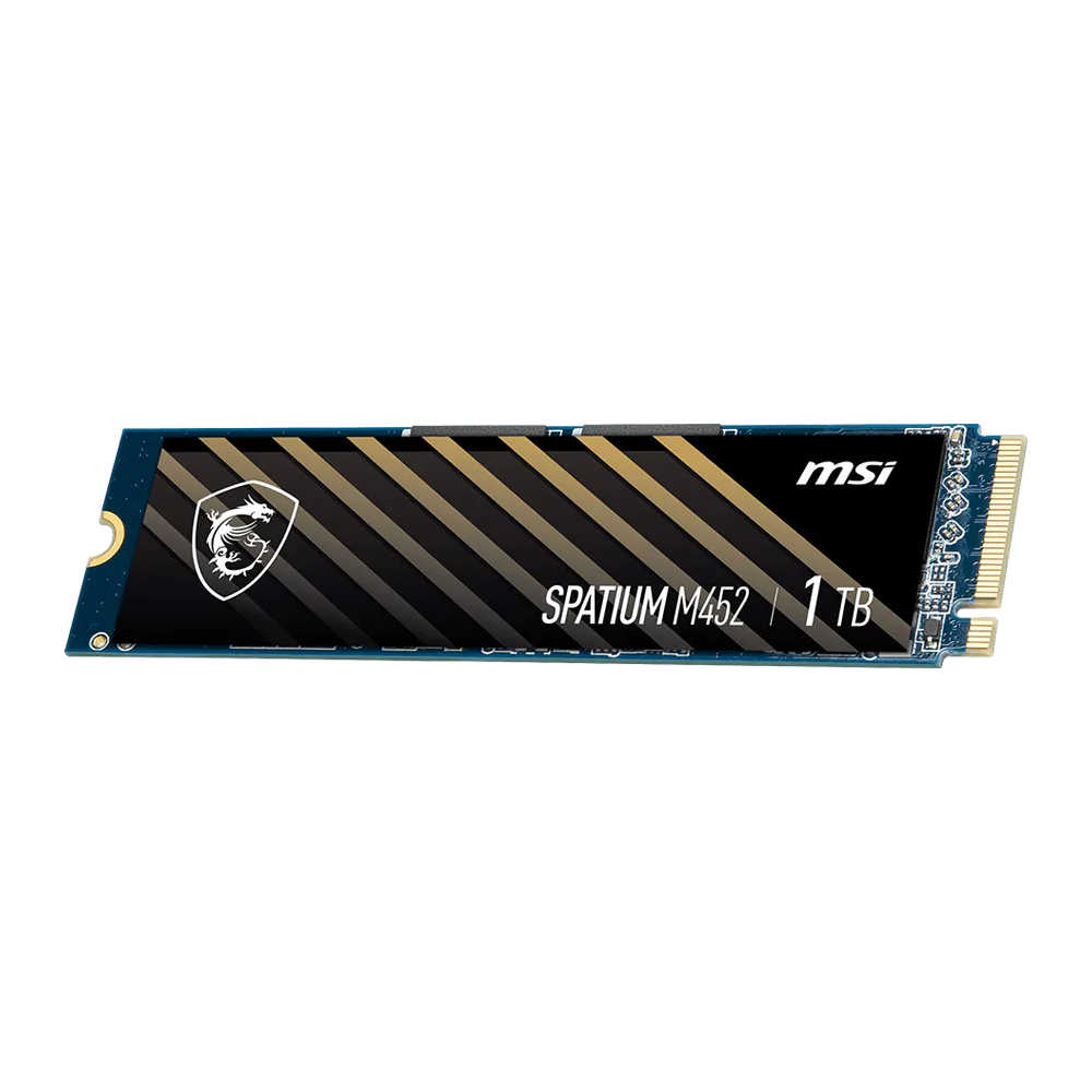 MSI SPATIUM M452 M.2 2280 PCIe 4.0 GEN4X4 NVMe SSD (R:3,600 MB/s W:3,100 MB/s) - 1TB