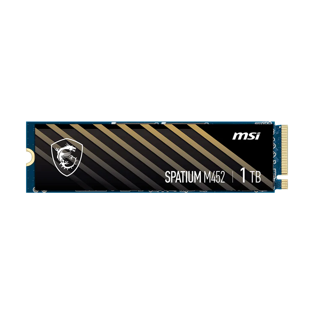MSI SPATIUM M452 M.2 2280 PCIe 4.0 GEN4X4 NVMe SSD (R:3,600 MB/s W:3,100 MB/s) - 1TB