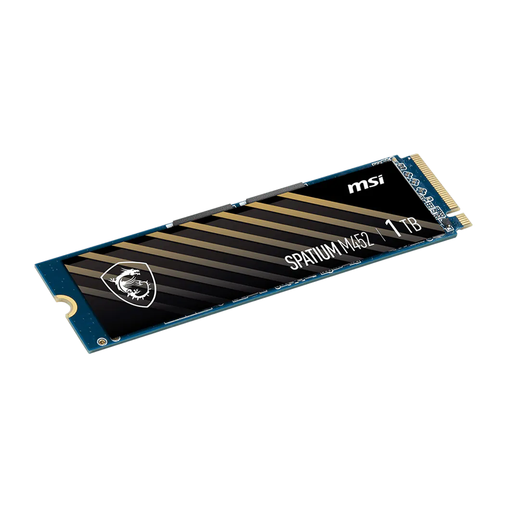 MSI SPATIUM M452 M.2 2280 PCIe 4.0 GEN4X4 NVMe SSD (R:3,600 MB/s W:3,100 MB/s) - 1TB