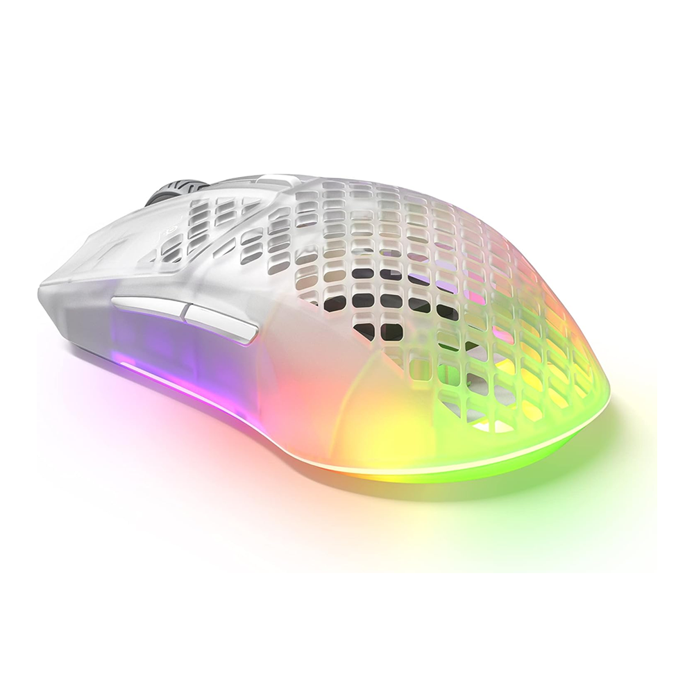 STEELSERIES AEROX 3 (2022) Ghost Wireless Mouse - White