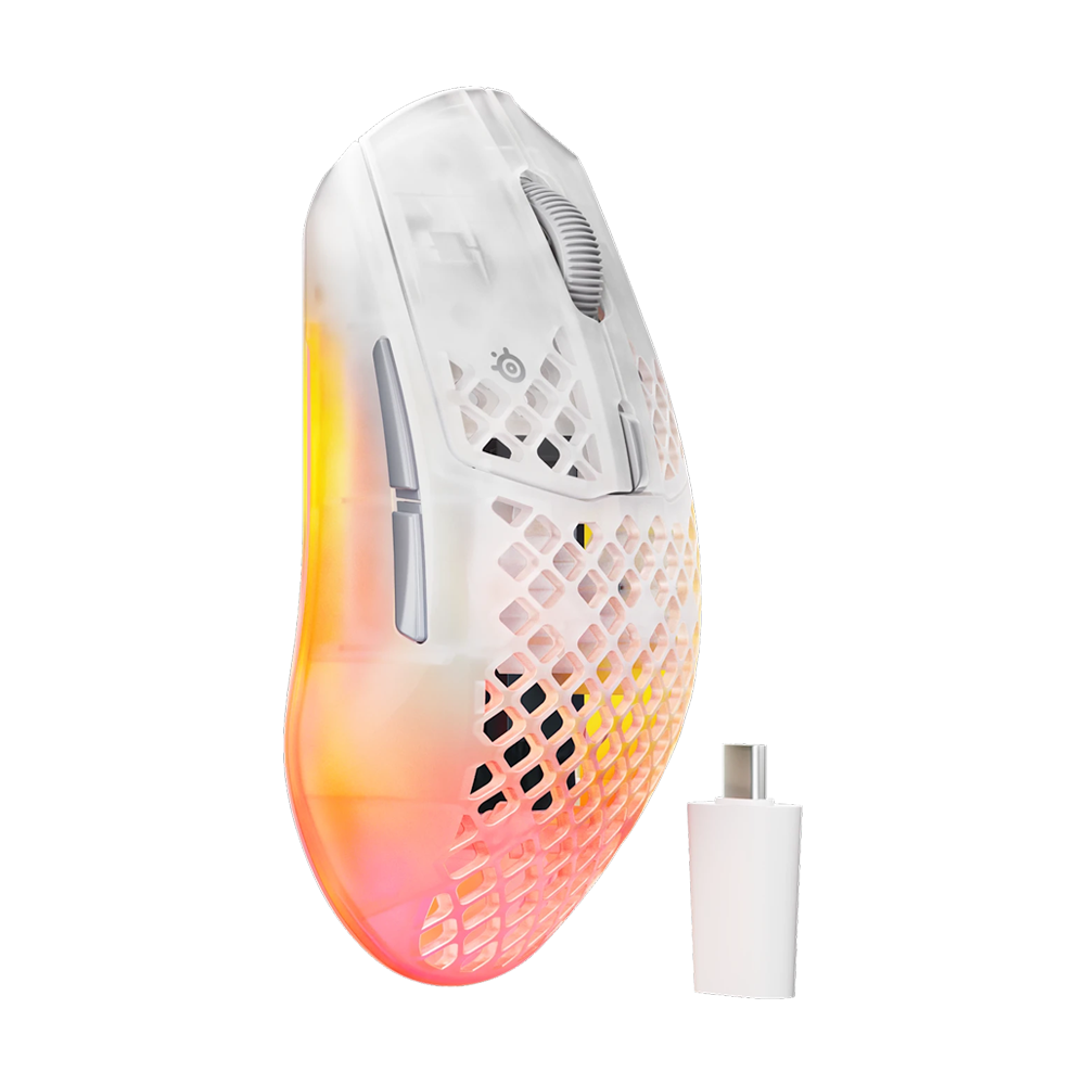 SteelSeries AEROX 3 GEN2 Wireless Gaming Mouse - Ghost