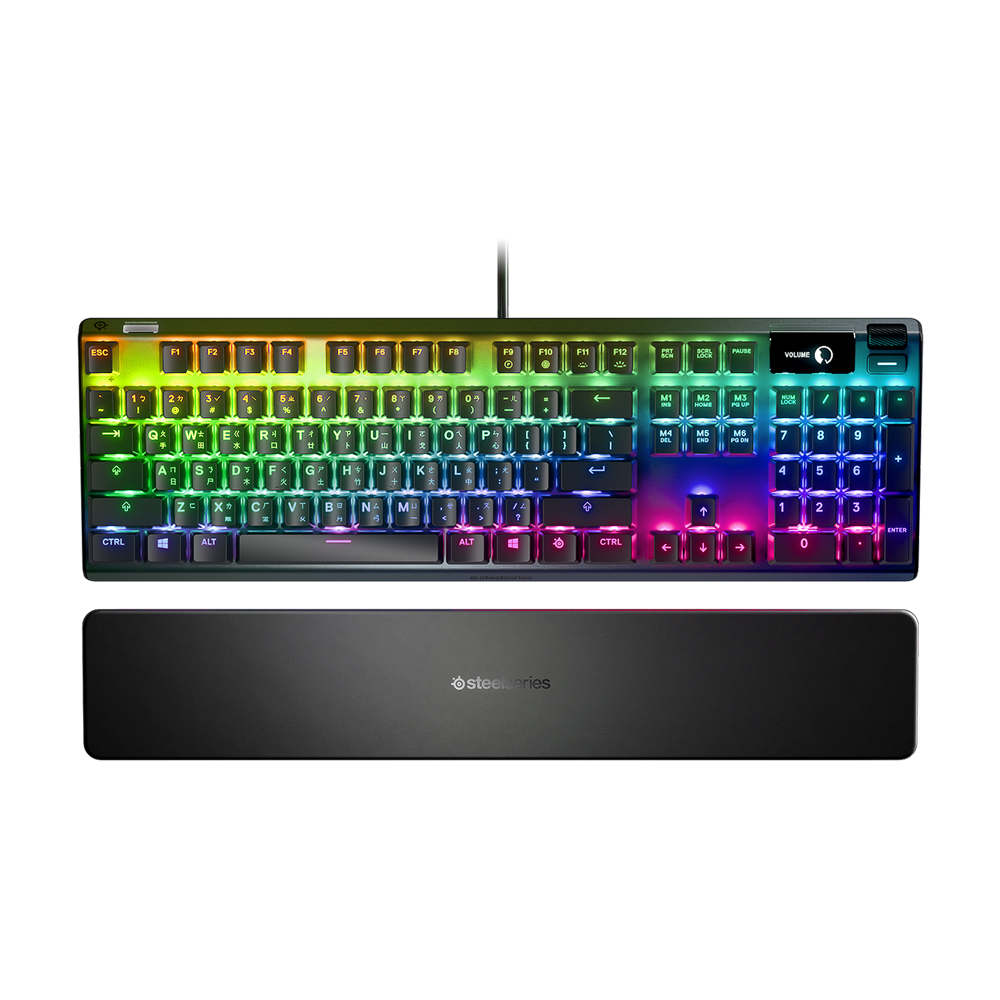 STEELSERIES APEX PRO RGB OLED Smart Display Wired Mechanical Keyboard - Black