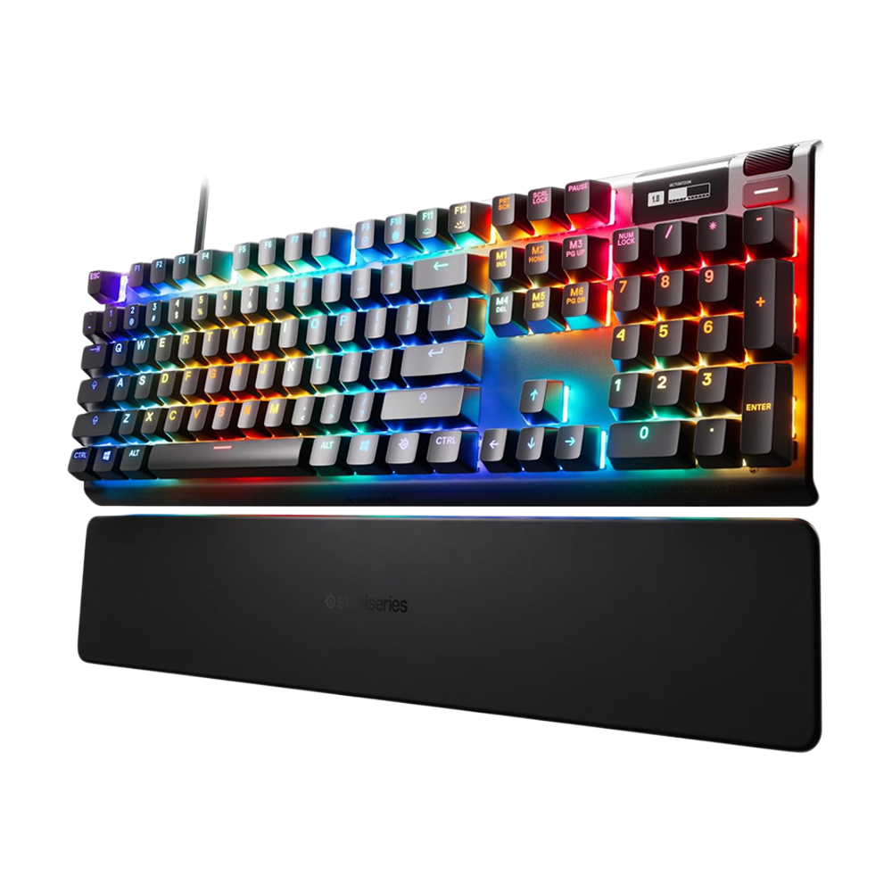 STEELSERIES APEX PRO RGB OLED Smart Display Wired Mechanical Keyboard - Black