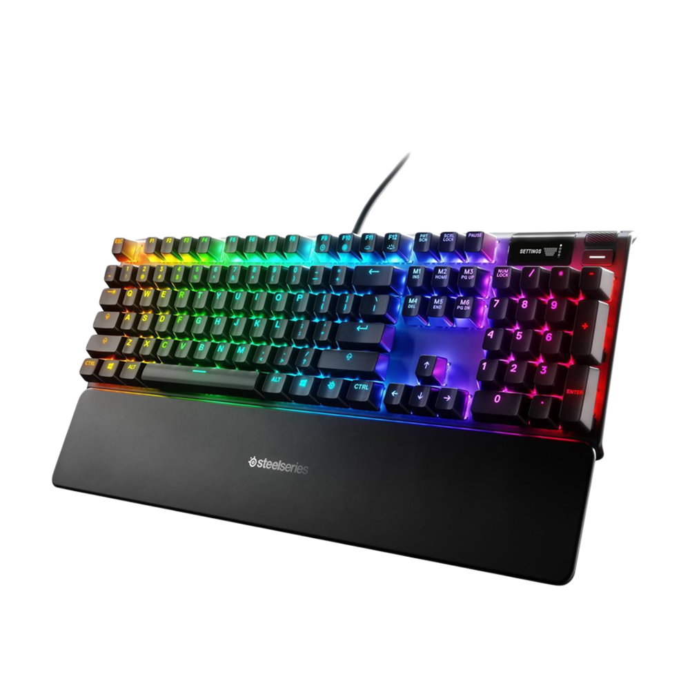 STEELSERIES APEX PRO RGB OLED Smart Display Wired Mechanical Keyboard - Black