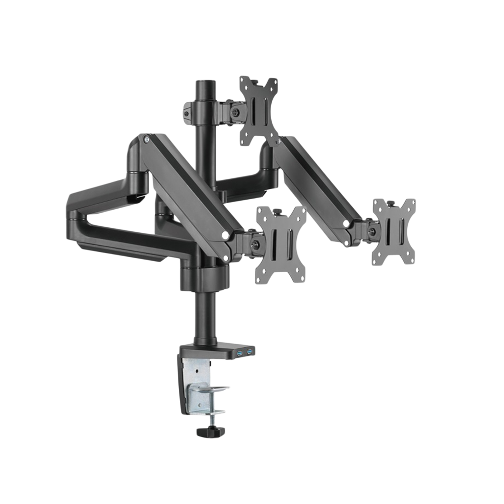 TWISTED MINDS Triple Monitor ARM, Stand And Mount - Black