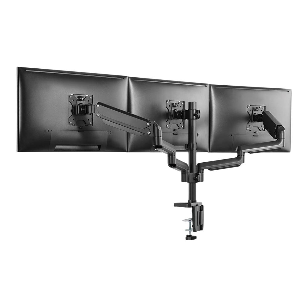 TWISTED MINDS Triple Monitor ARM, Stand And Mount - Black