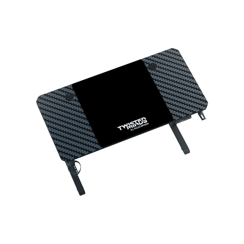 Twisted Minds Paradox Adjustable Gaming Desk - Black