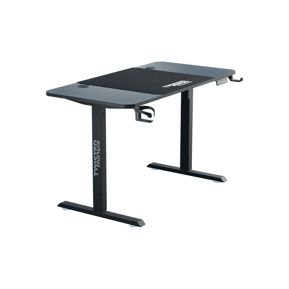 Twisted Minds Paradox Adjustable Gaming Desk - Black