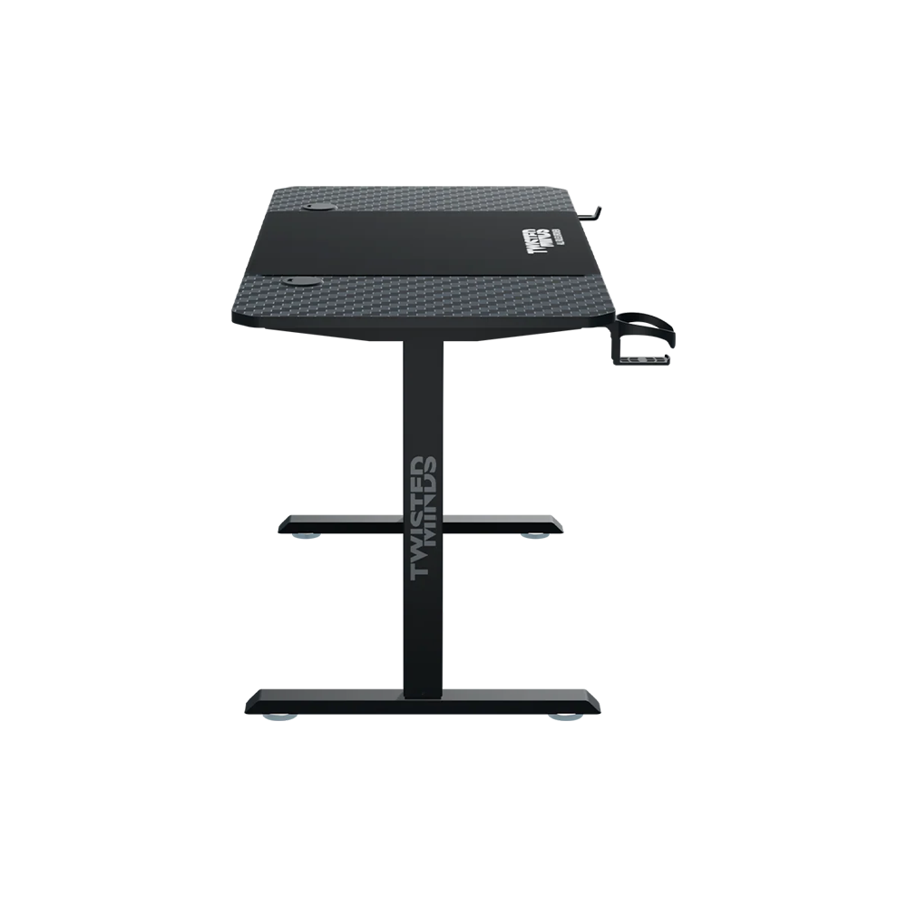 Twisted Minds Paradox Adjustable Gaming Desk - Black