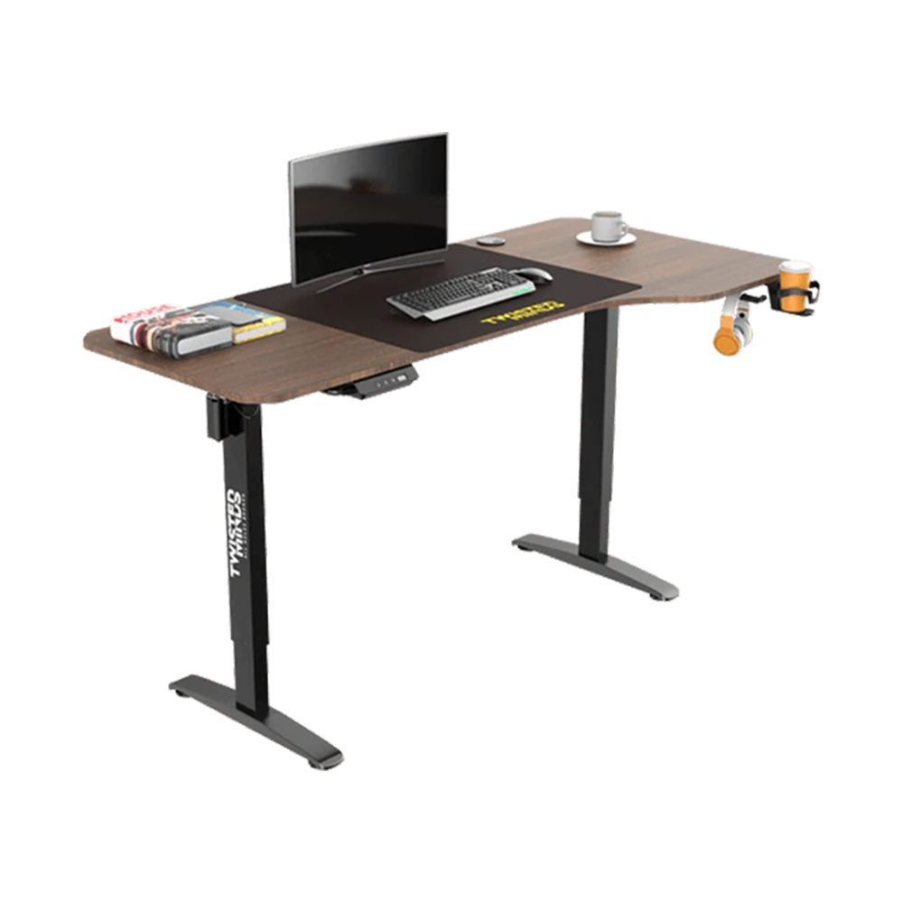 Twisted Minds T Shaped Gaming Desk Electric-height adjustable - Right