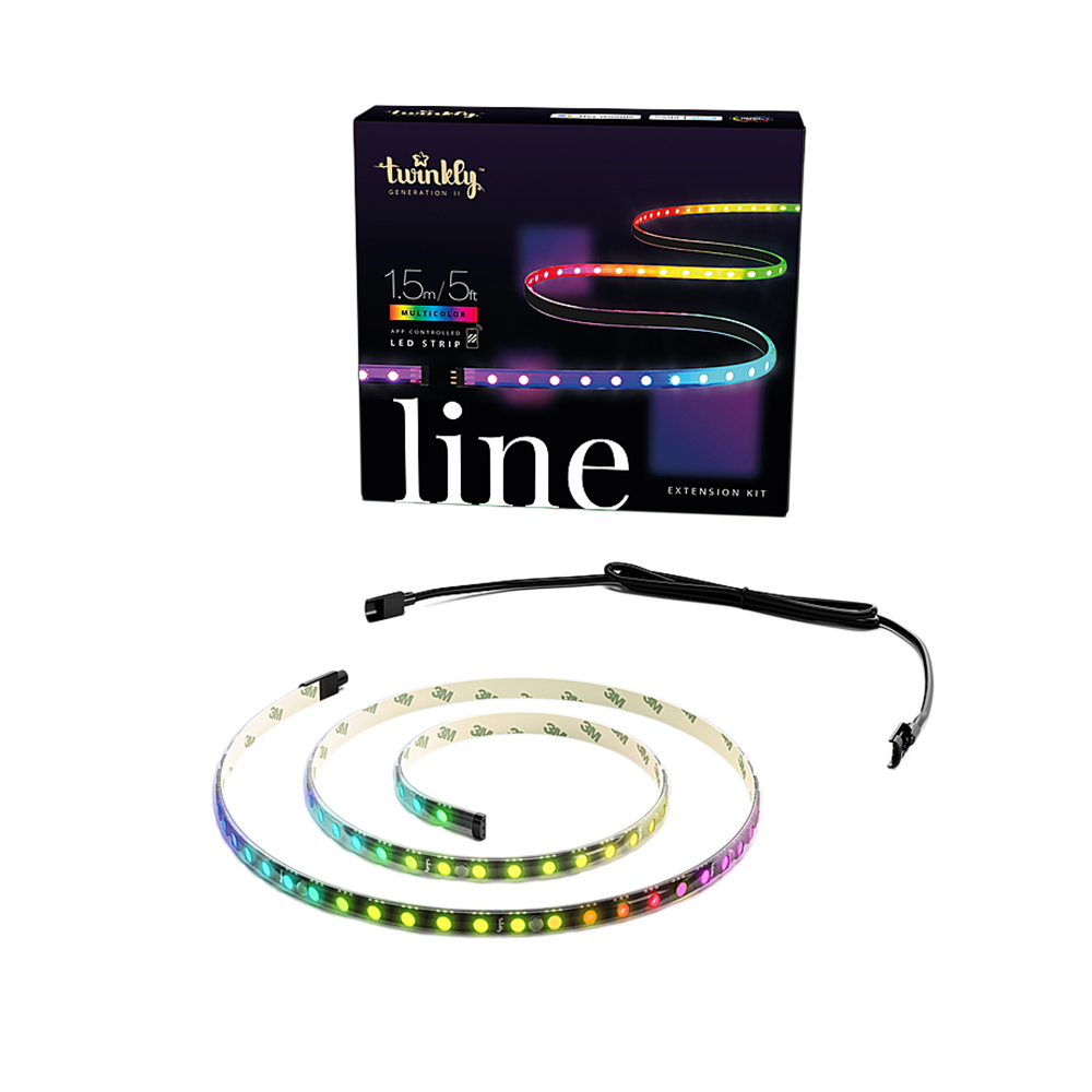TWINKLY Line 90 Led RGB Extension Black Wire (1.5M/5ft Extension Kit)
