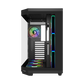 FSP U580 With 7 ARGB Fans Mid Tower Case - Black