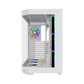 FSP U580 With 7 ARGB Fans Mid Tower Case - White
