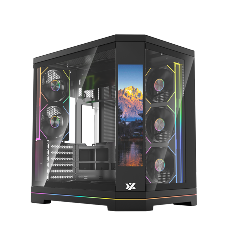 XYZ NEUTRON X PRO LCD ATX Case - Black