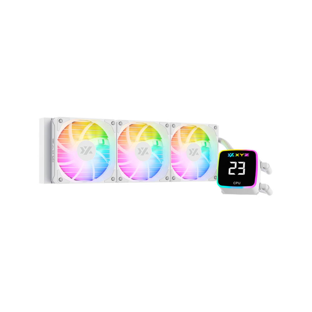 XYZ AQUAPULSE AIO 360 Liquid Cooler - White