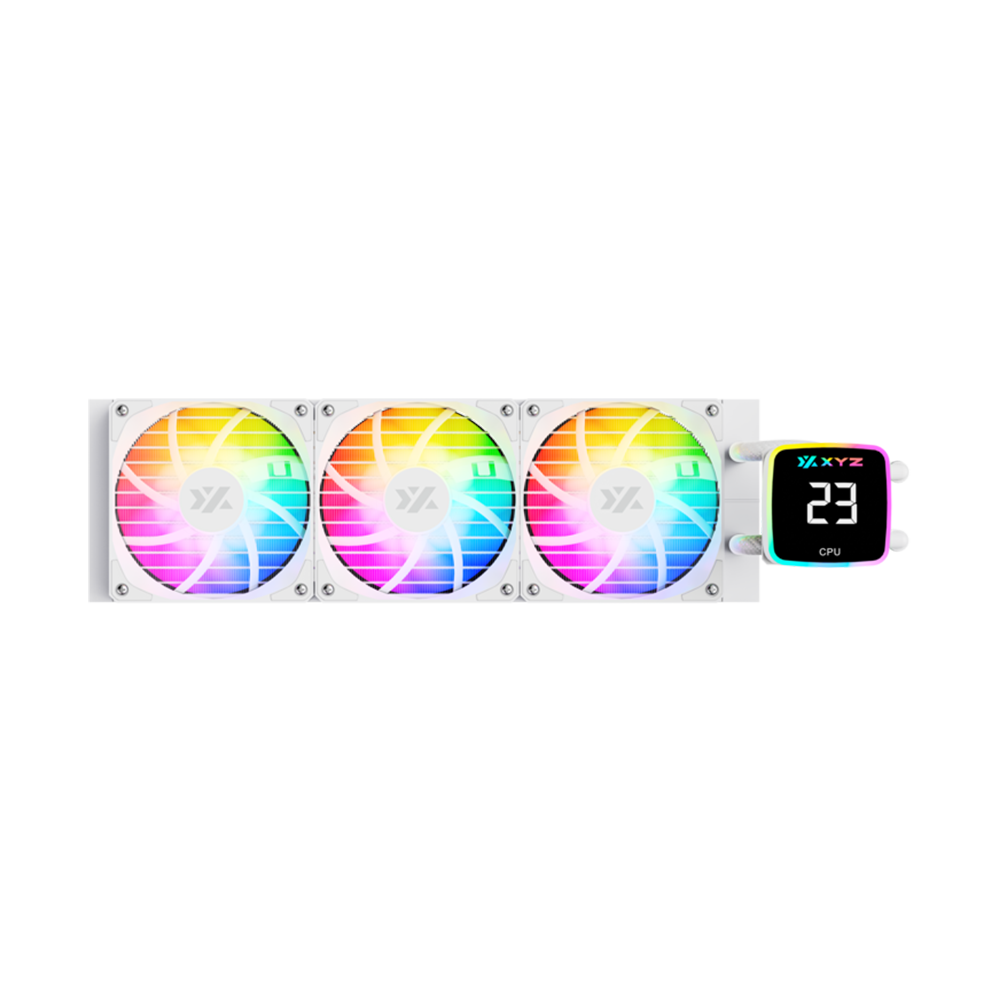 XYZ AQUAPULSE AIO 360 Liquid Cooler - White