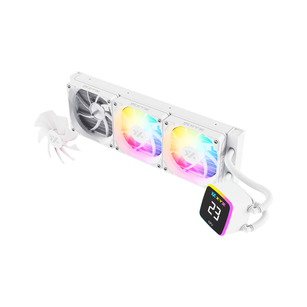 XYZ AQUAPULSE AIO 360 Liquid Cooler - White