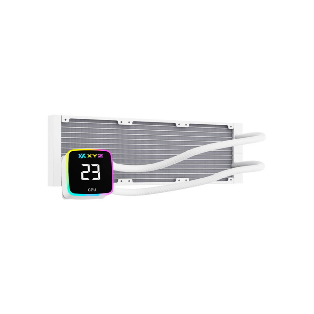 XYZ AQUAPULSE AIO 360 Liquid Cooler - White