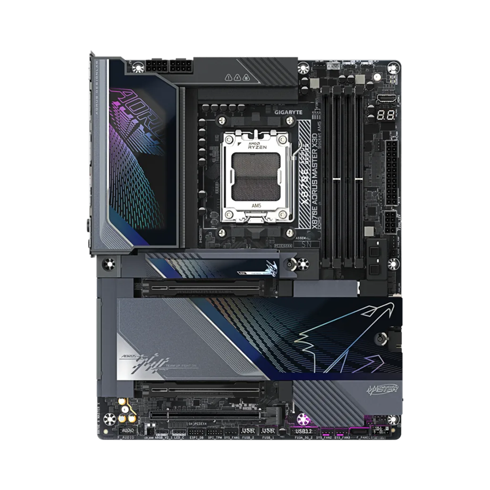 GIGABYTE X870E AORUS MASTER X3D Motherboard - Black