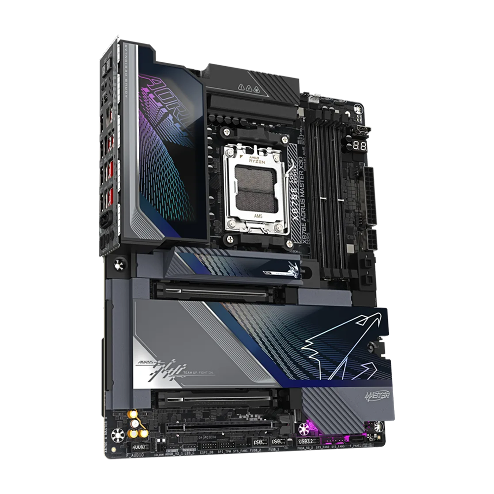 GIGABYTE X870E AORUS MASTER X3D Motherboard - Black