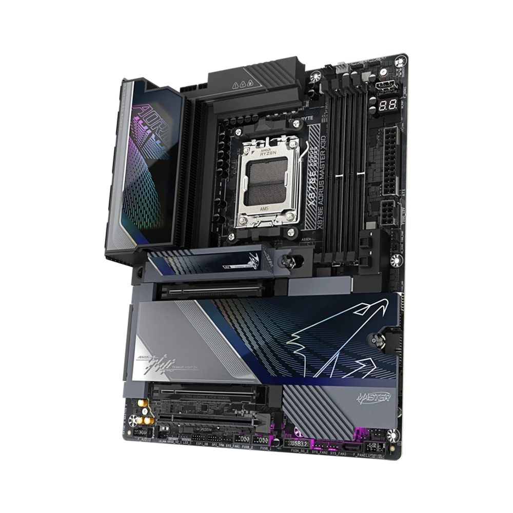 GIGABYTE X870E AORUS MASTER X3D Motherboard - Black