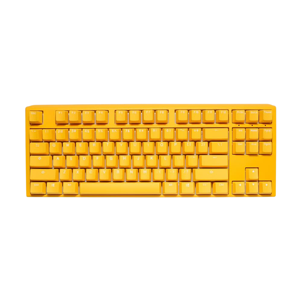 DUCKY ONE 3 YELLOW TKL HOT SWAP  Wired RGB Mechanical Gaming Keyboard Cherry MX Red Switches