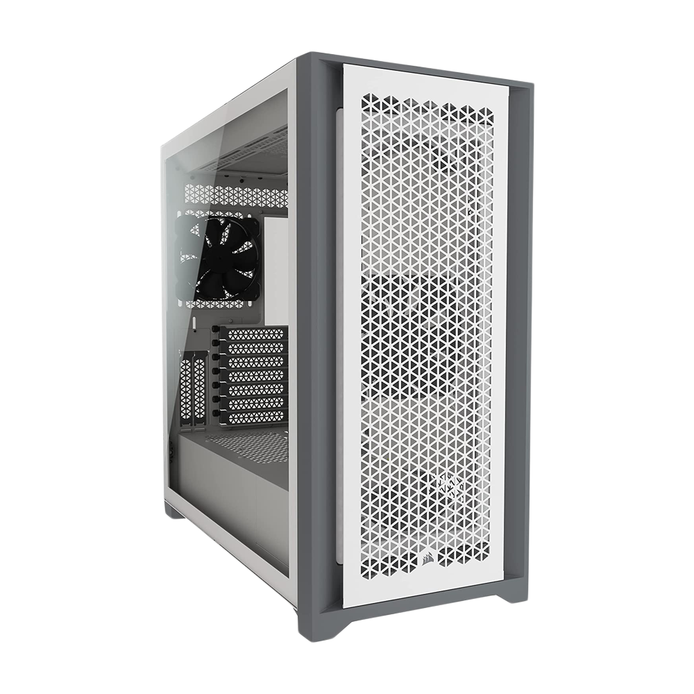 CORSAIR 5000D RGB Airflow Mid-Tower - White