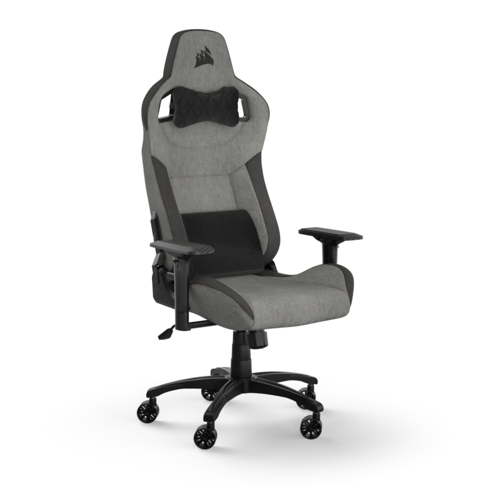 CORSAIR T3 RUSH Fabric Gaming Chair (2023) - Grey/Charcoal