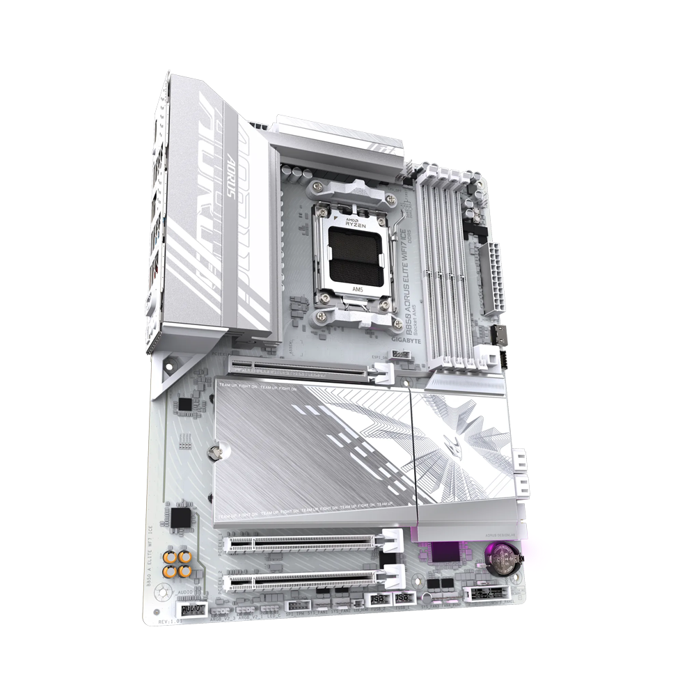 GIGABYTE B850 A ELITE WF7 ICE DDR5 Motherboard - White