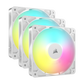 CORSAIR RS120 120mm ARGB Triple Pack - White