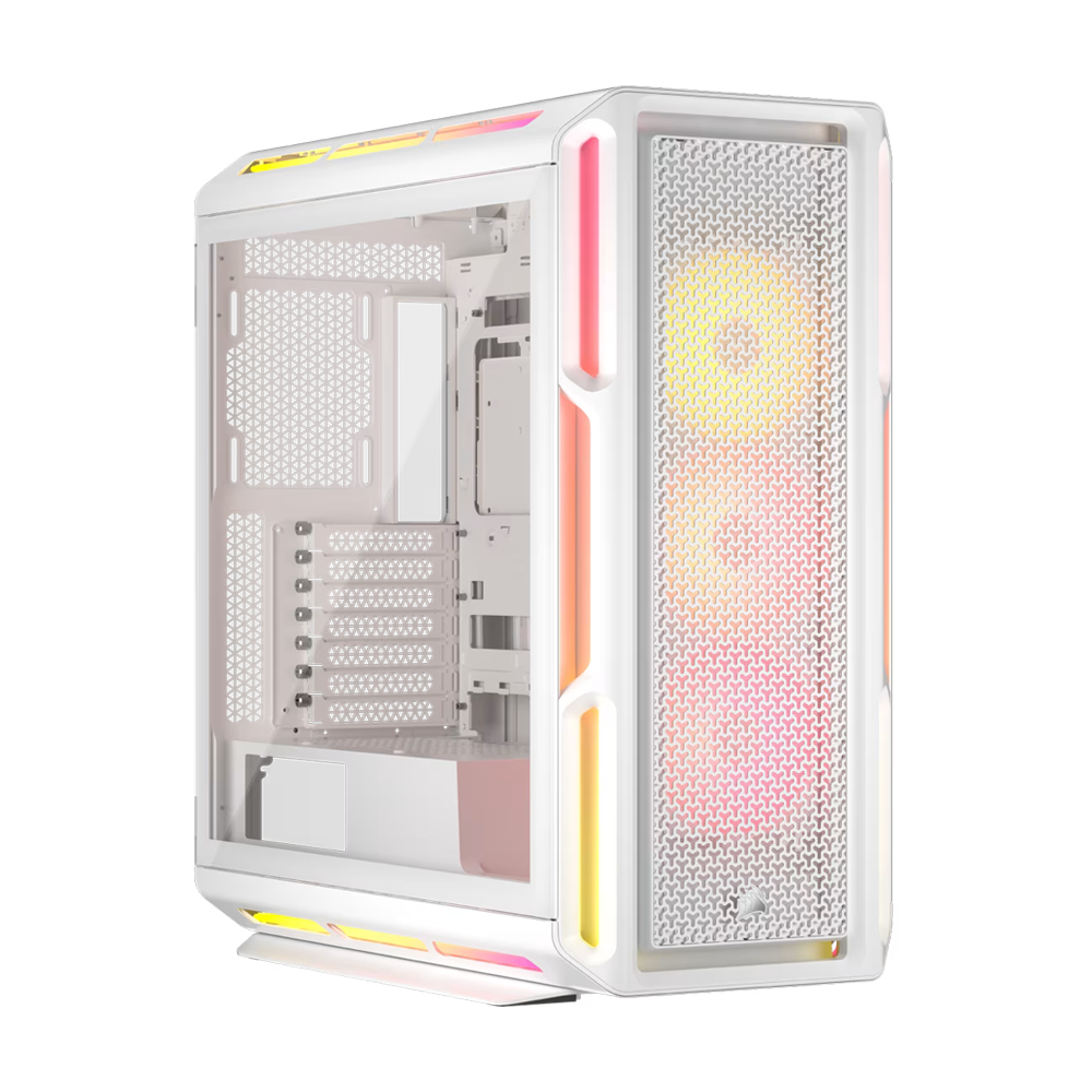 CORSAIR iCUE LINK 5000T LX RGB Mid-Tower Case - White