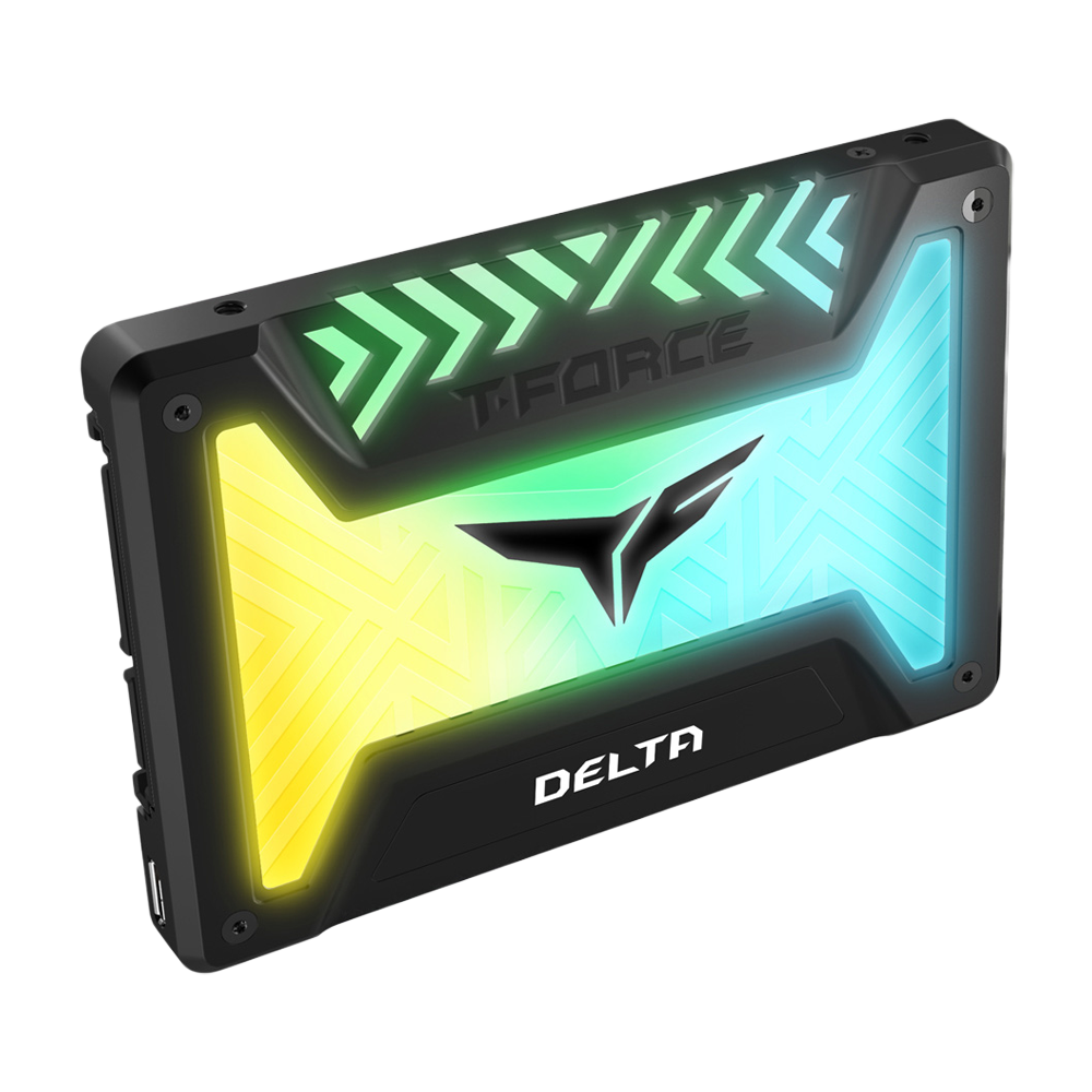 Team Group T-FORCE DELTA - Black RGB SSD,(R- 560MB/s W-510MB/s)-1TB
