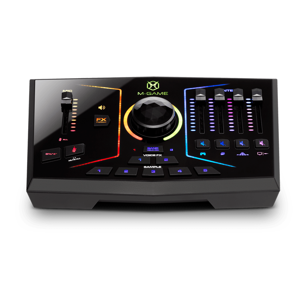 M-GAME RGB DUAL Streaming Mixer - Black