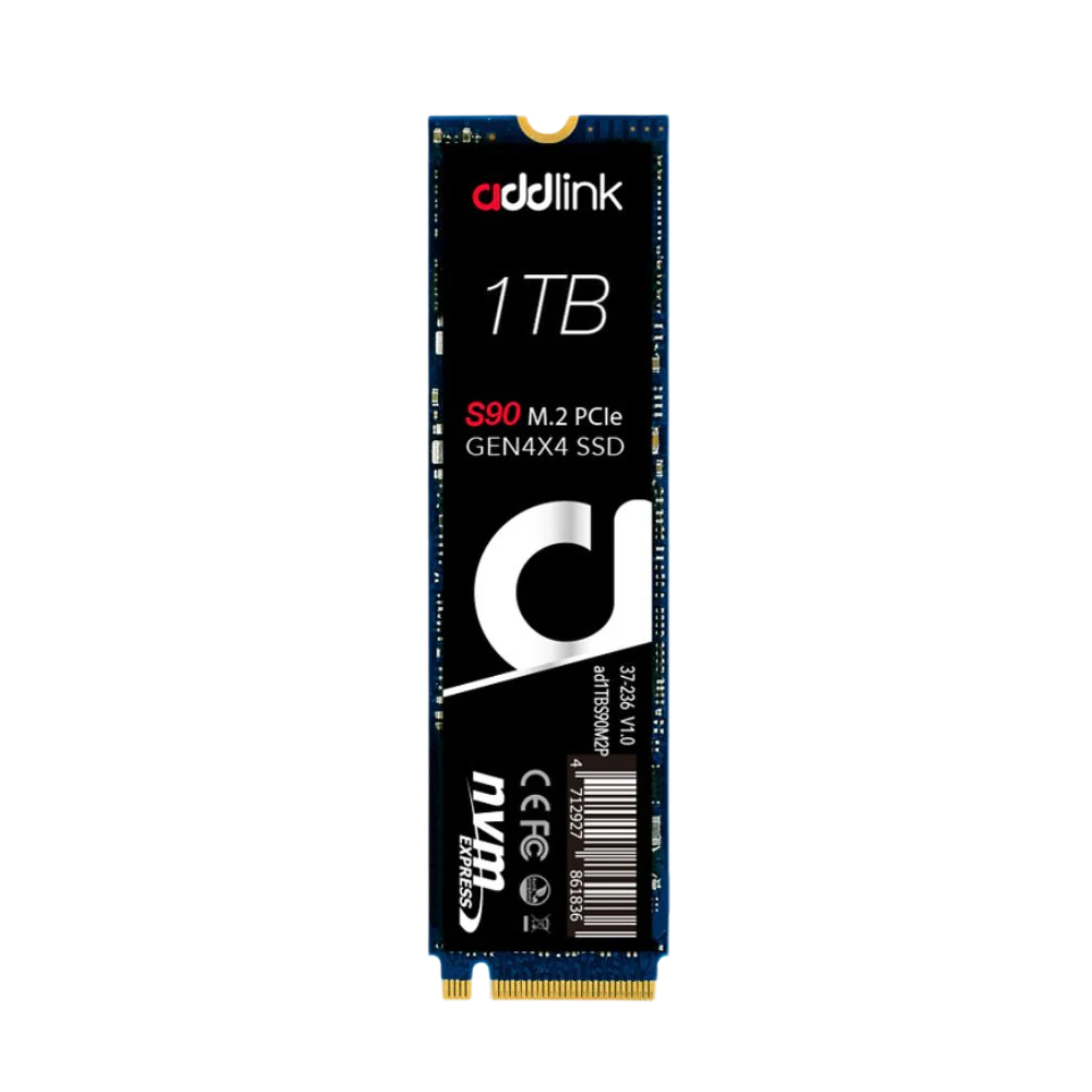 ADDLINK S90 M.2 Gen4x4 NVMe SSD,(R-5000,W-4400)-1TB
