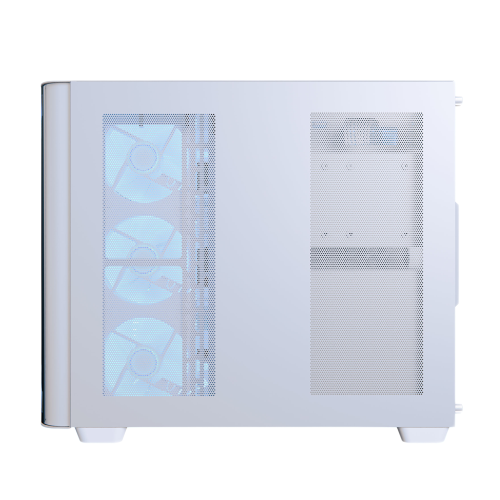 AEROCOOL P500C ARGB Fan x 4 Mid Tower Case - White