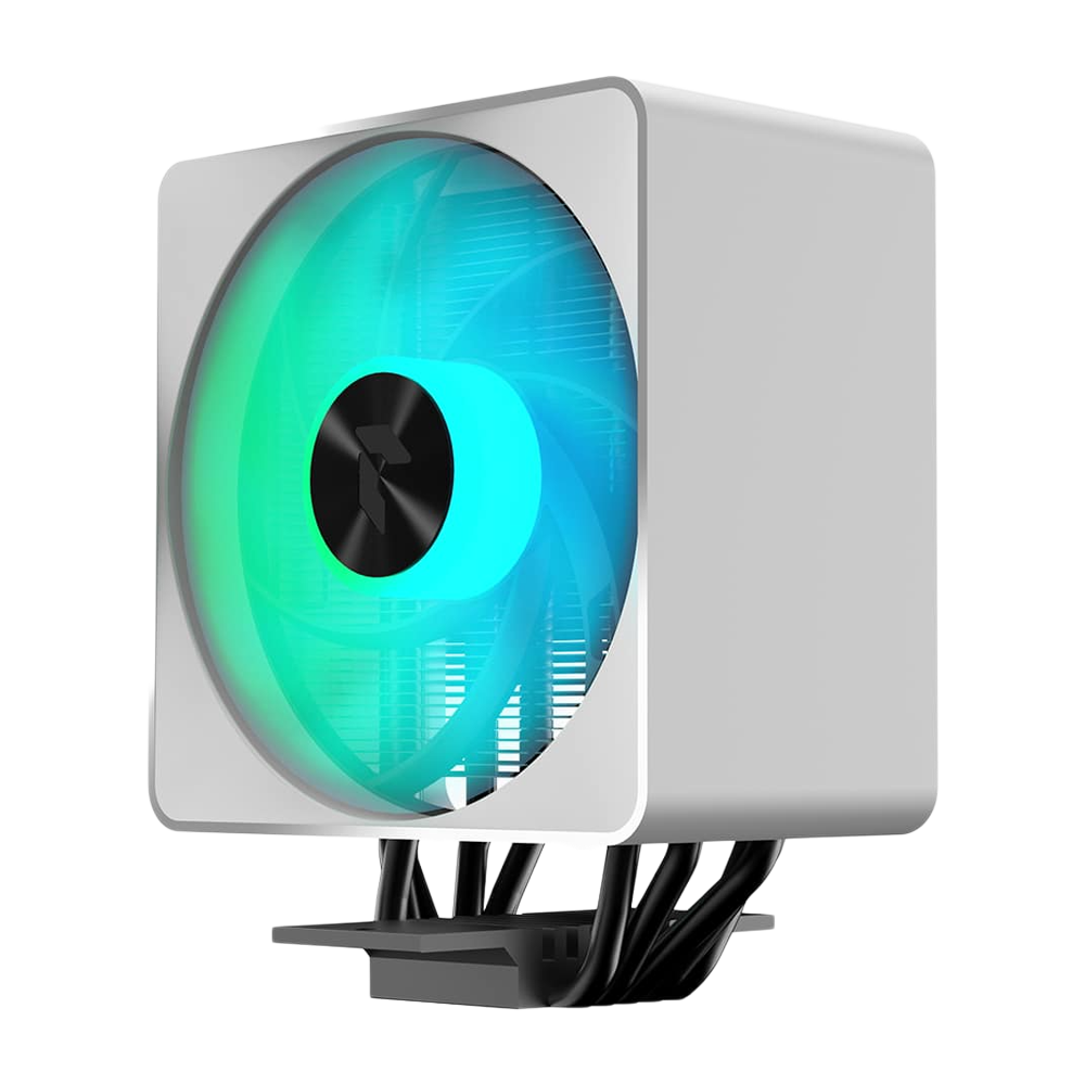 APNX AP1-V ARGB 120mm CPU Air Cooler - White