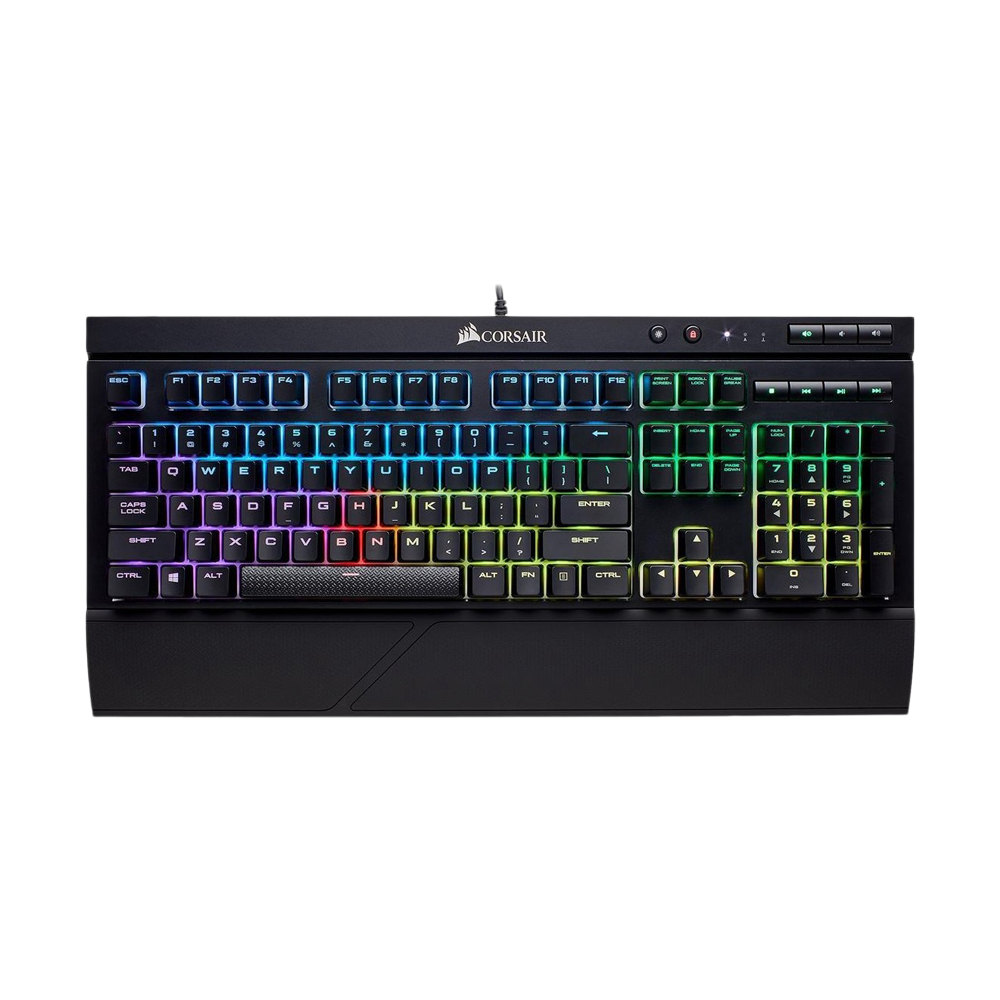 CORSAIR ICUE K68 RGB Wired Mechanical Keyboard - Black