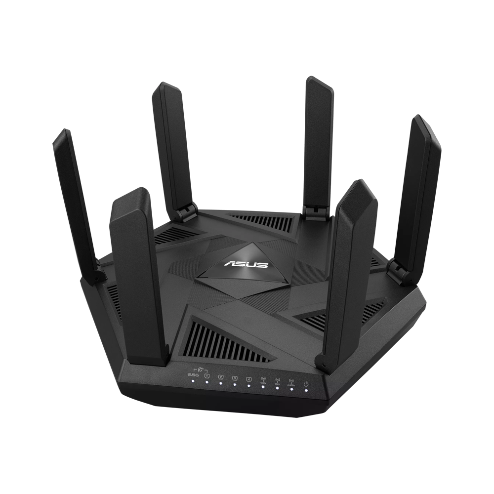 ASUS RT-AXE7800 Tri-Band WiFi 6E Router - Black