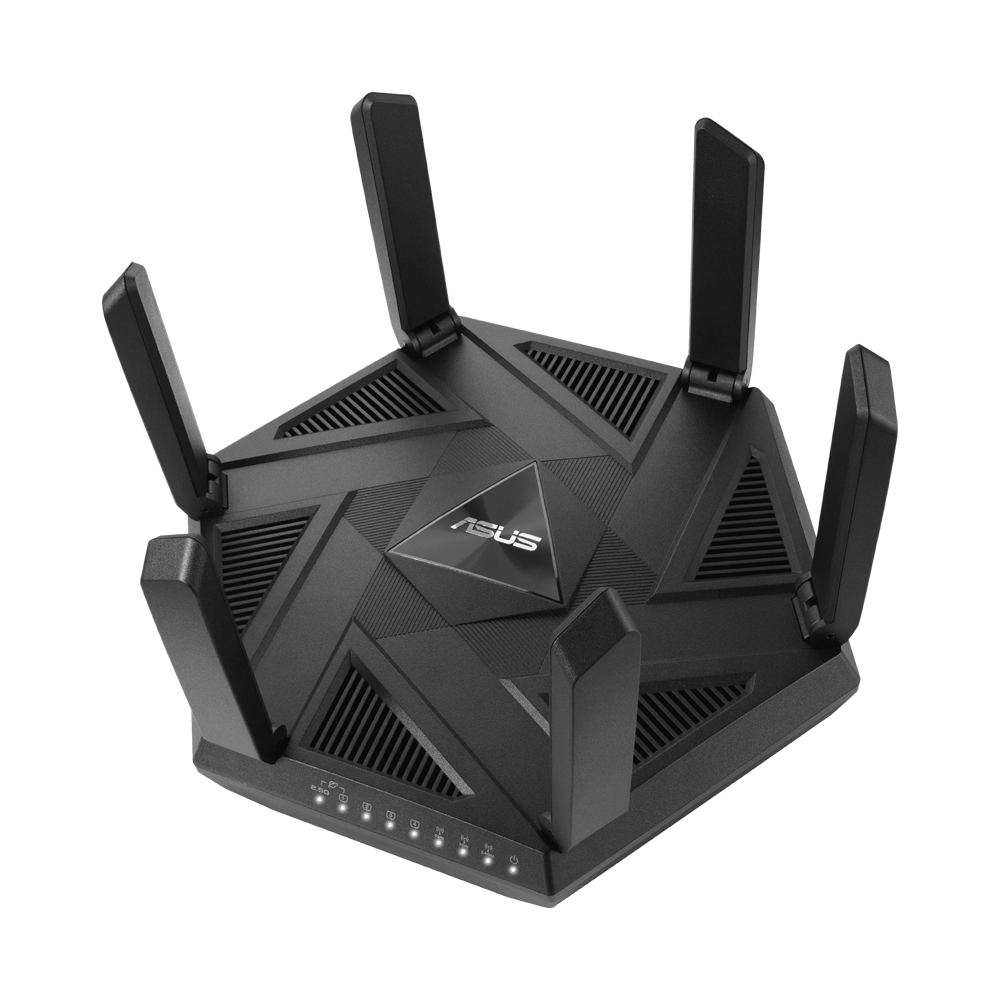 ASUS RT-AXE7800 Tri-Band WiFi 6E Router - Black