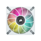 CORSAIR iCUE ML120 RGB ELITE Premium 120mm PWM Magnetic Levitation Fan - White
