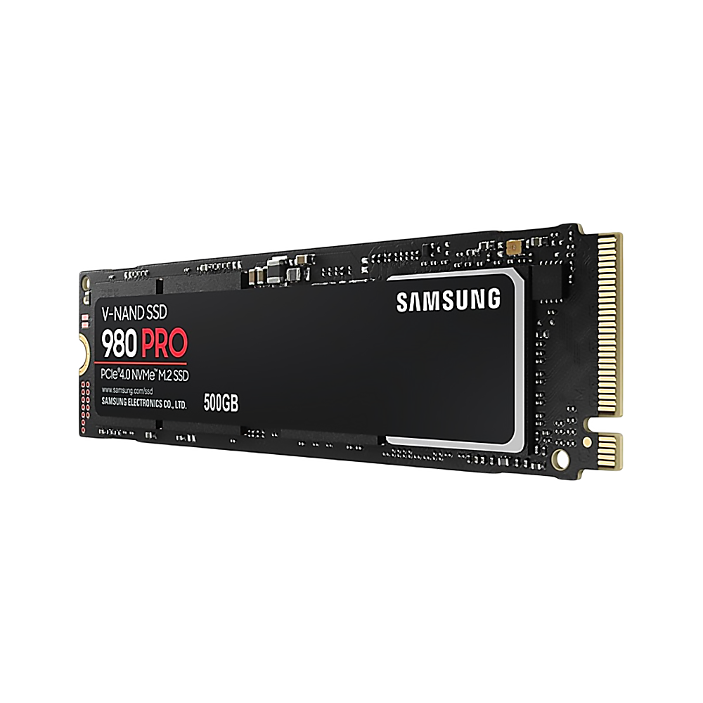 SAMSUNG 980 PRO SSD 500GB PCle 4.0 NVMe M.2 (R-7,000 MB/s W-5,100 MB/s)-500MB